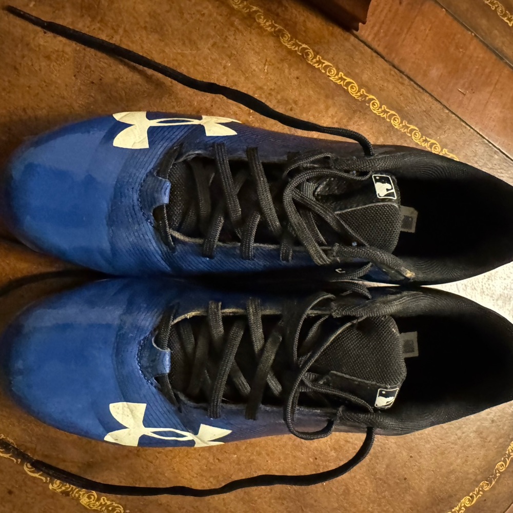 Under Armour Blue and Black Sneakers